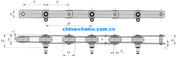 Escalator step-chains PT131HT