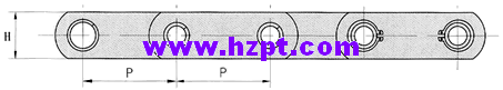 Hollow pin conveyor chains (ZC series) ZC21 ZC40 ZC60 ZC150 ZC300