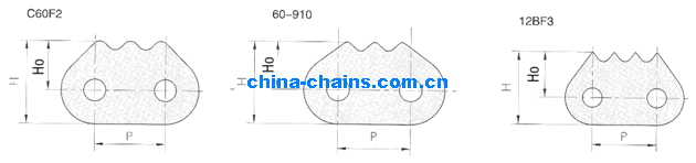 Sharp Top Chains C60F2 60-910 12BF3