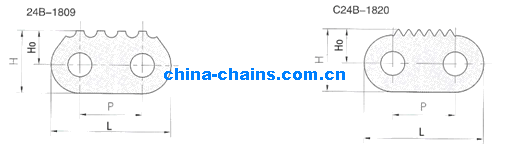 Sharp Top Chains 24B-1805 24B-1807 24B-1809 C24B-1820