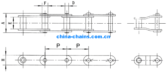 Agricultural roller chains and attachments CA395